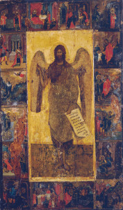 Иоанн Предтеча Ангел пустыни с житием, XIV в.